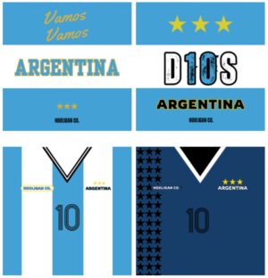Argentina Coasters Set of 4