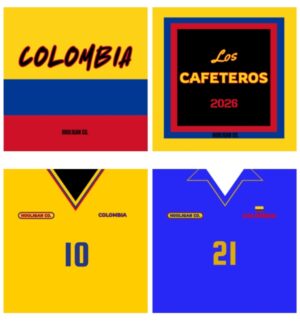 Colombia Coaster P Colombia Coasters Set of 4