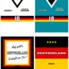 Germany Coasters Set of 4