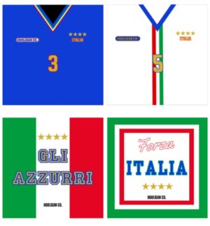 Italy Coaster P Italy Coasters Set of 4