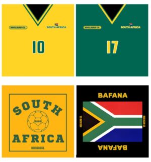 South Africa Coasters Set of 4