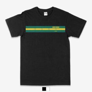 SA B Black South Africa Balls & Stripes T-Shirt